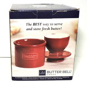 Butter Bell Crock New In Box Never Used Dining Accessory Serveware Storage